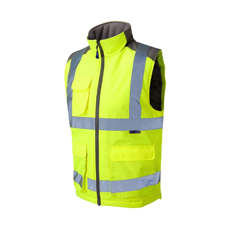 Leo Workwear Torrington Bodywarmer - Yellow - 2XL