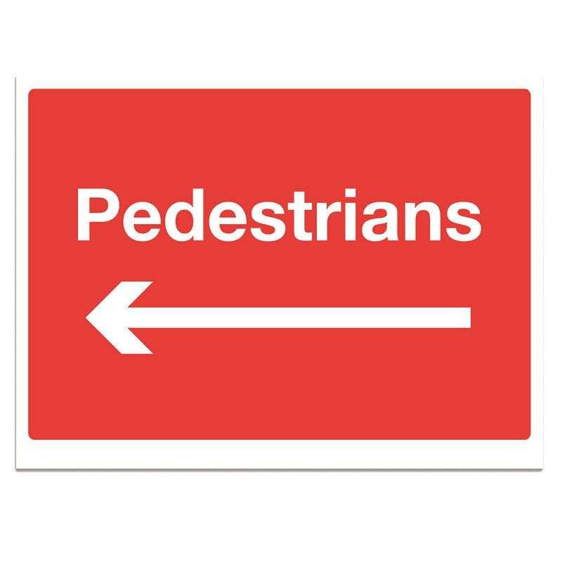 Red Pedestrians Left - 3mm Foamex (300x200)