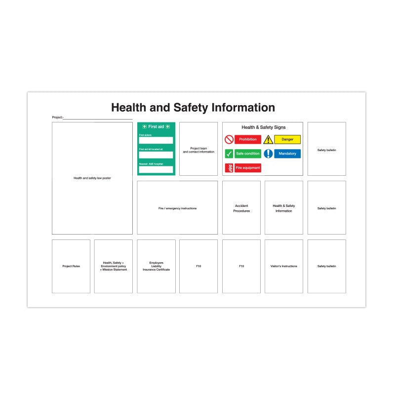 Health And Safety Information Board