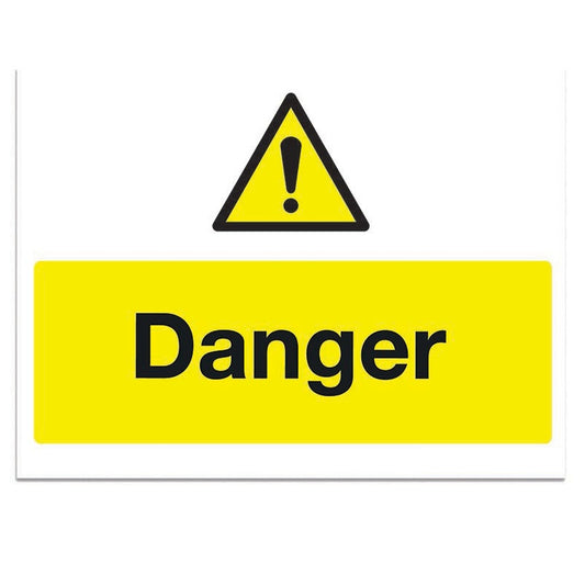 Danger - 3mm Foamex (300x200)