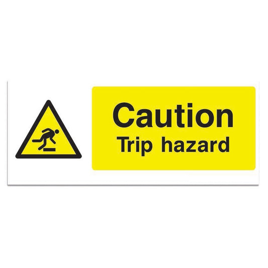 Caution Trip Hazard - 3mm Foamex (300x150)
