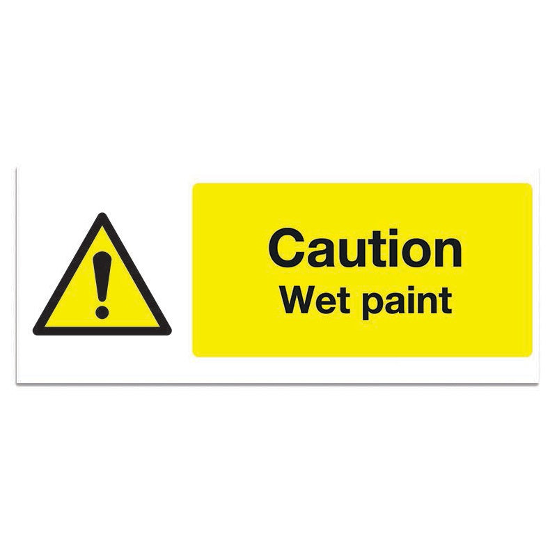 Caution Wet Paint - 3mm Foamex (300x150)