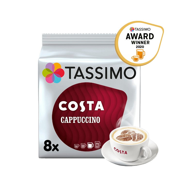 Tassimo Cappuccino Capsules - Pack of 8