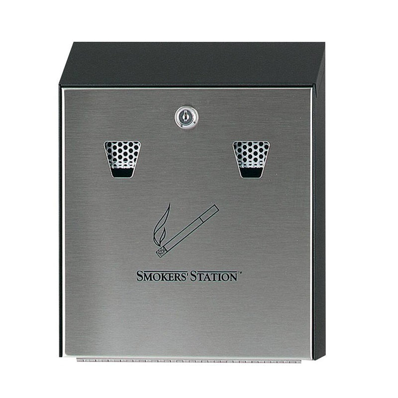 Cigarette Bin Silver