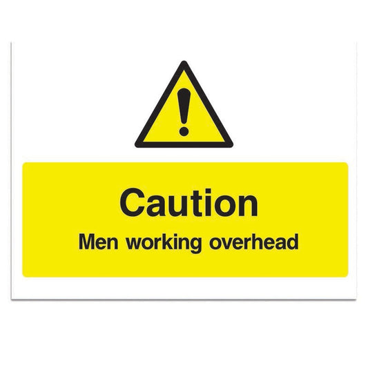 Caution Men Working Overhead - 3mm Foamex (300x200)