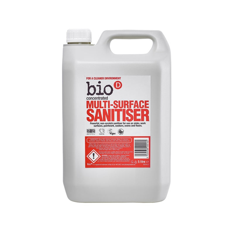 Bio-D Multi-Surface Kitchen Sanitiser - 5LBio-D Multi-Surface Kitchen Sanitiser